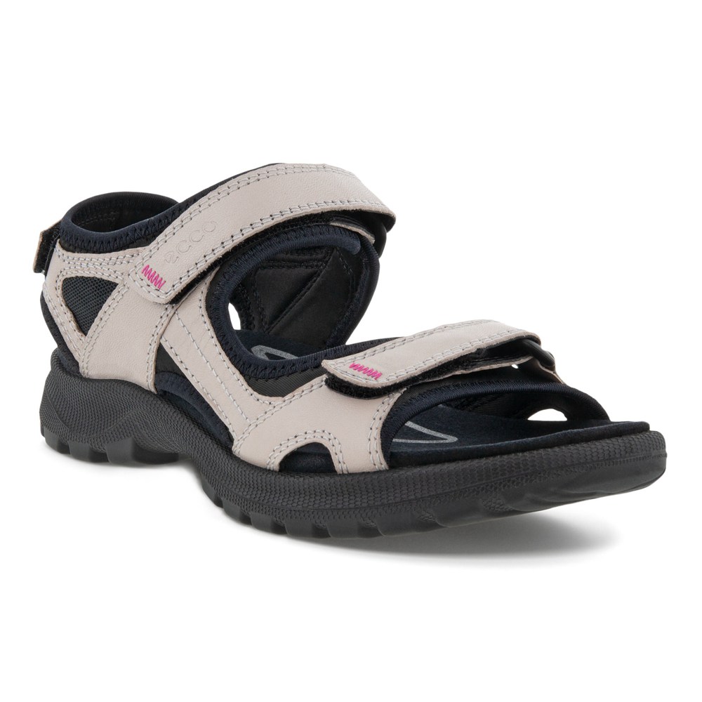 Womens Sandals - ECCO Onroads - Grey/Black - 7156IHOMC